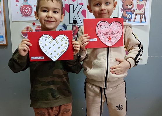 Walentynki w starszej grupie