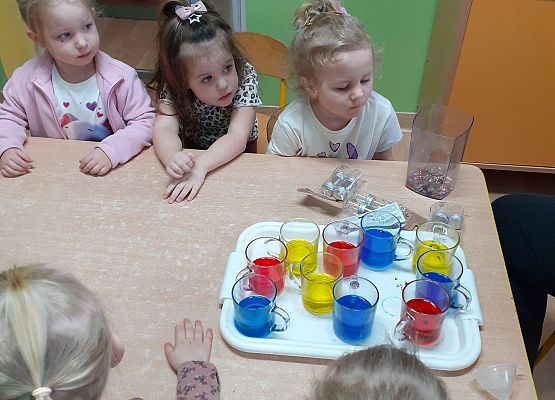 Eksperymenty w młodszej grupie