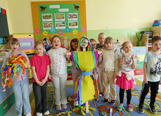 Powitanie wiosny w szkole w Garczegorzu 21 marca 2025rok.