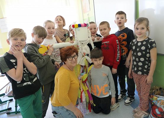 Powitanie wiosny w szkole w Garczegorzu 21 marca 2025rok.