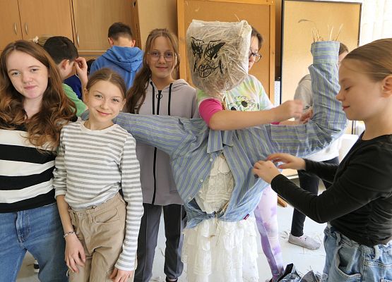 Powitanie wiosny w szkole w Garczegorzu 21 marca 2025rok.