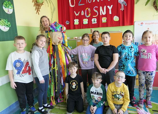 Powitanie wiosny w szkole w Garczegorzu 21 marca 2025rok.