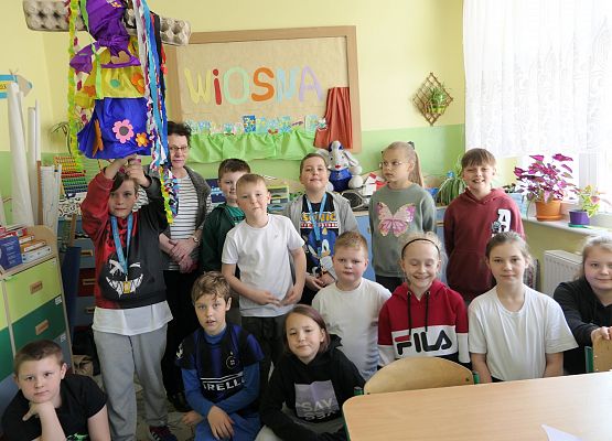 Powitanie wiosny w szkole w Garczegorzu 21 marca 2025rok.