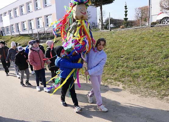 Powitanie wiosny w szkole w Garczegorzu 21 marca 2025rok.