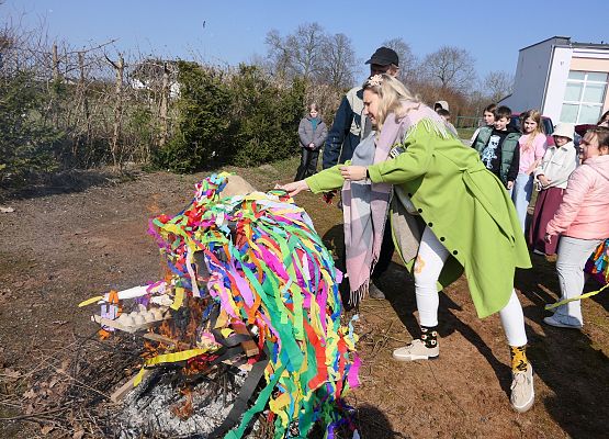 Powitanie wiosny w szkole w Garczegorzu 21 marca 2025rok.