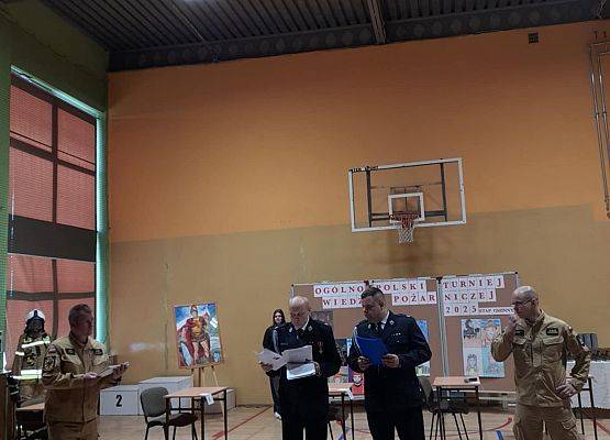 eliminacje gminne Ogólnopolski Turniej Wiedzy Pożarniczej „Młodzież zapobiega pożarom”