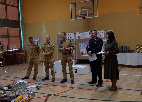 eliminacje gminne Ogólnopolski Turniej Wiedzy Pożarniczej „Młodzież zapobiega pożarom”