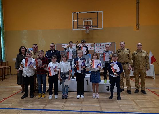 eliminacje gminne Ogólnopolski Turniej Wiedzy Pożarniczej „Młodzież zapobiega pożarom”