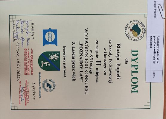 Wielki sukces naszego ucznia!