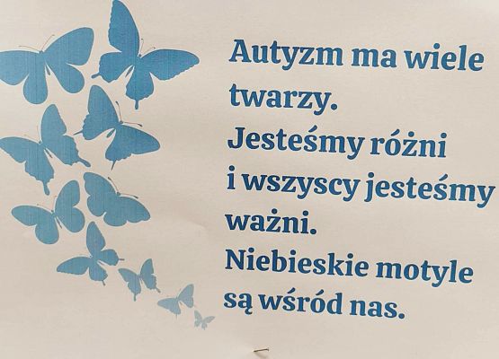 Obchody Dnia Świadomości Autyzmu w Zespole Szkół w Garczegorzu.