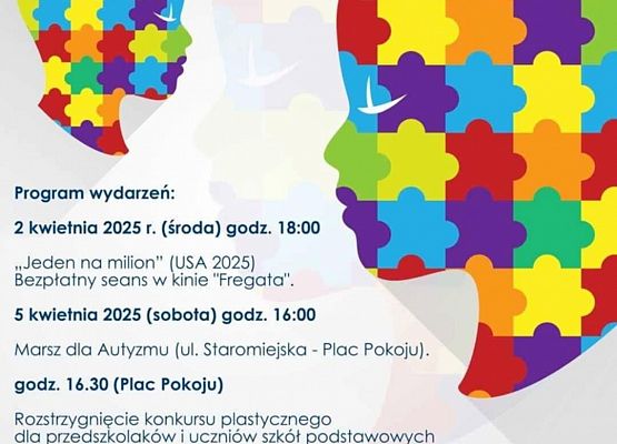 Obchody Dnia Świadomości Autyzmu w Zespole Szkół w Garczegorzu.