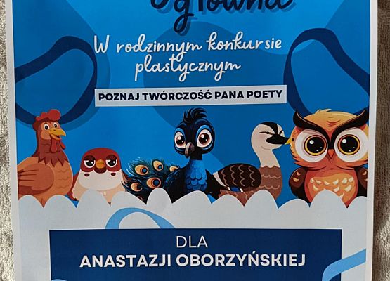 Grafika 4: Rodzinny Konkurs Plastyczny  "Poznaj twórczość Pana Poety"