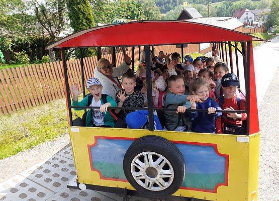 Grafika 3: Wycieczka do Parku Miniatur w Stryszej Budzie. Grupa młodsza