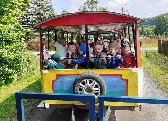 Grafika 4: Wycieczka do Parku Miniatur w Stryszej Budzie. Grupa młodsza