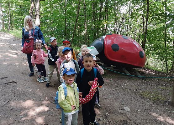 Grafika 18: Wycieczka do Parku Miniatur w Stryszej Budzie. Grupa młodsza