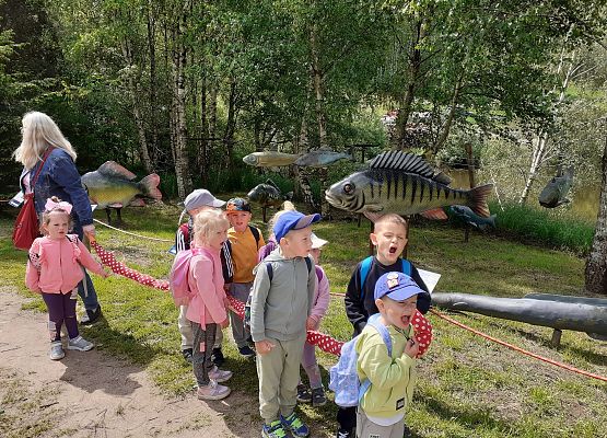 Grafika 52: Wycieczka do Parku Miniatur w Stryszej Budzie. Grupa młodsza