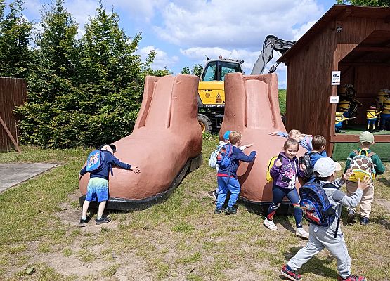 Grafika 80: Wycieczka do Parku Miniatur w Stryszej Budzie. Grupa starsza