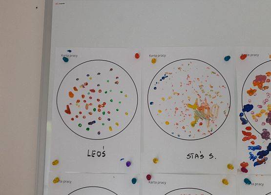 Grafika 2: Kropka - moja inspiracja. Prace plastyczne