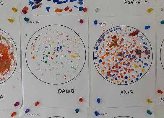 Grafika 6: Kropka - moja inspiracja. Prace plastyczne