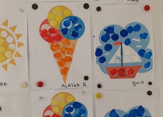 Grafika 15: Kropka - moja inspiracja. Prace plastyczne