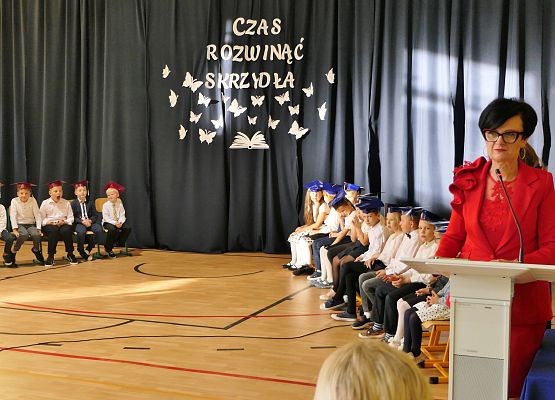 Uroczystość pasowania na ucznia klas 1 w Zespole Szkół w Garczegorzu - X 2025r.