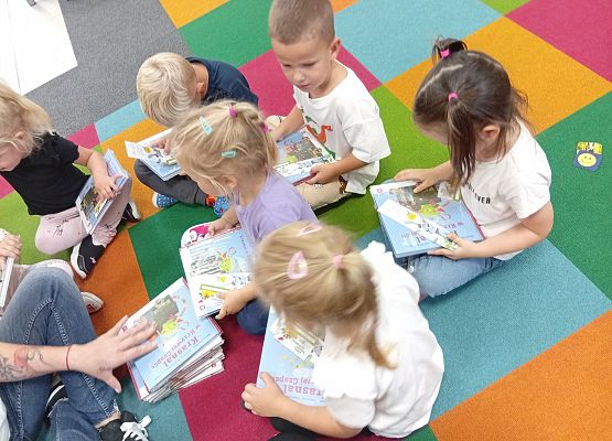 Grafika 3: Spotkanie z Panią Bibliotekarką