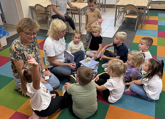 Grafika 1: Spotkanie z Panią Bibliotekarką