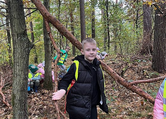Grafika 12: Klasa 1a w terenie – zabawy i nauka w lesie 