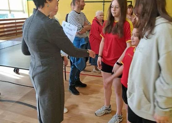 Grafika 4: Finał Powiatowy w Tenisie Stołowym Dziewcząt i Chłopców