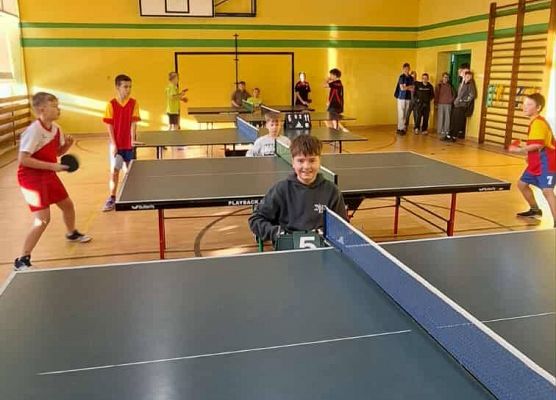 Grafika 5: Finał Powiatowy w Tenisie Stołowym Dziewcząt i Chłopców