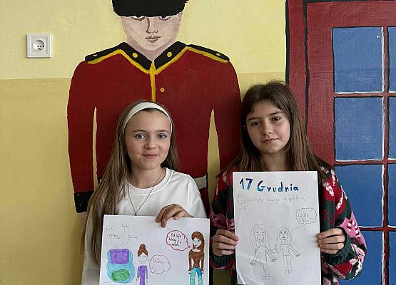 Grafika 5: Ogólnopolski Dzień Bez „Jak było dzisiaj w szkole?”,