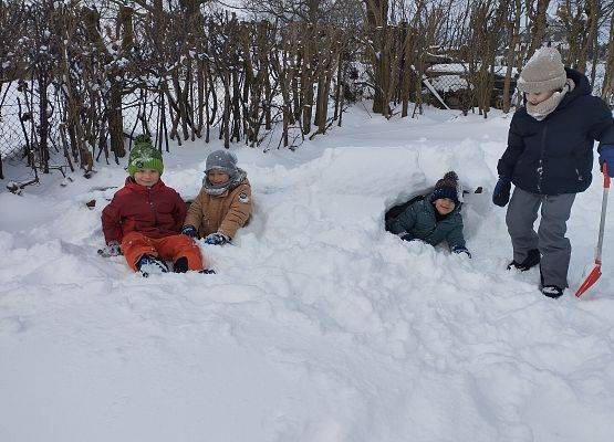 Grafika 4: Zimowe zabawy na śniegu