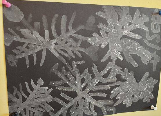 Grafika 5: Śniegowe gwiazdki