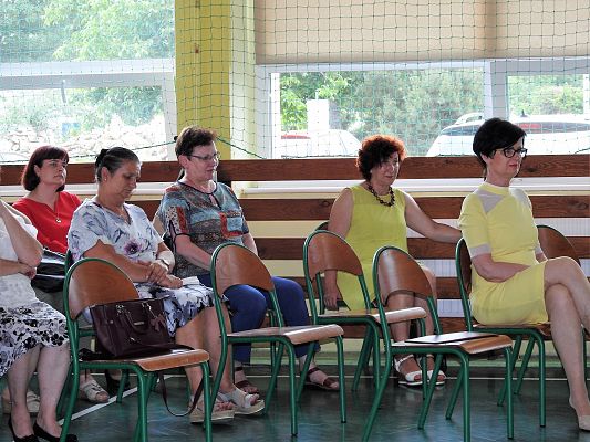 Grafika 76: Uroczysty Apel z okazji pożegnania VIII-mej klasy 2020/2021