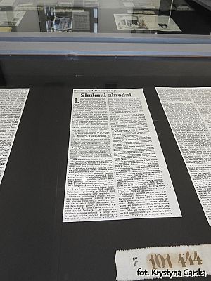  Grafika #10: Zakończenie uroczystości wizytą w Izbie Pamięci Ofiar Marszu Śmierci KL Stutthof