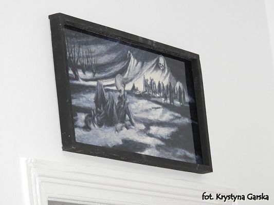  Grafika #68: Zakończenie uroczystości wizytą w Izbie Pamięci Ofiar Marszu Śmierci KL Stutthof