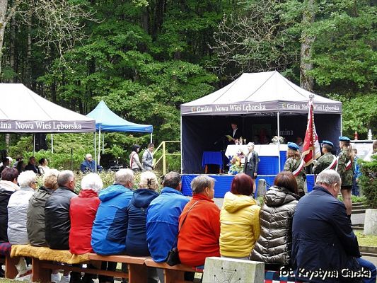  Grafika #21: Uroczystość ku czci Ofiar Marszu Śmierci KL Stutthof w Krępie Kaszubskiej dnia 27 września 2020