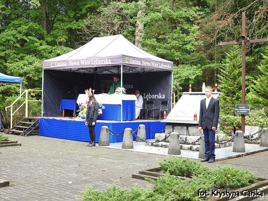  Grafika #65: Uroczystość ku czci Ofiar Marszu Śmierci KL Stutthof w Krępie Kaszubskiej dnia 27 września 2020