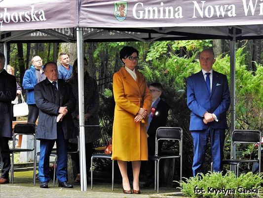  Grafika #129: Uroczystość ku czci Ofiar Marszu Śmierci KL Stutthof w Krępie Kaszubskiej dnia 27 września 2020