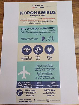  Grafika #0: INFORMACJA KORONAWIRUS