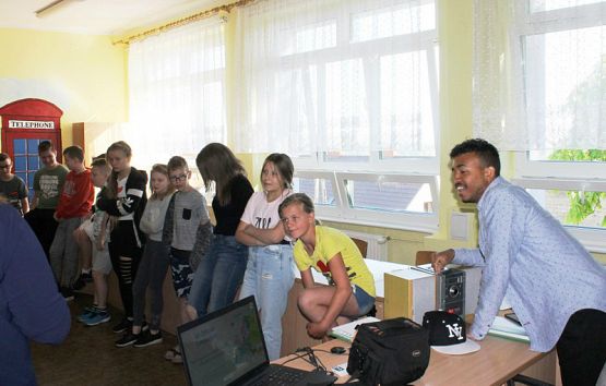  Grafika #12: Wizyta zagranicznych WOLONTARIUSZY - 9 V 2018r.