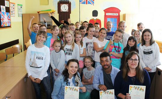  Grafika #19: Wizyta zagranicznych WOLONTARIUSZY - 9 V 2018r.