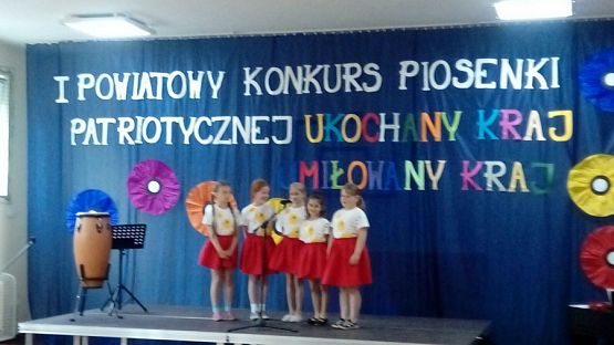 Grafika #6: I POWIATOWY KONKURS PIOSENKI PATRIOTYCZNEJ