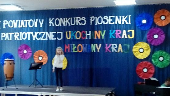Grafika #9: I POWIATOWY KONKURS PIOSENKI PATRIOTYCZNEJ