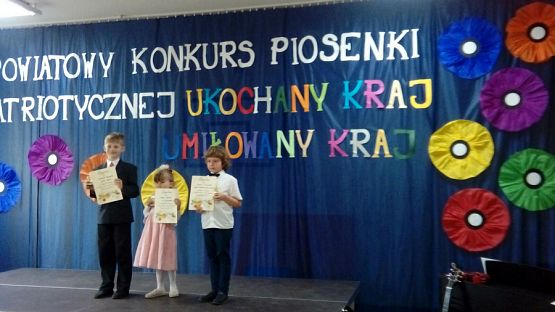 Grafika #14: I POWIATOWY KONKURS PIOSENKI PATRIOTYCZNEJ