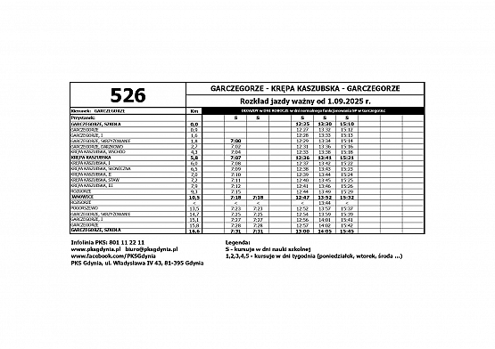 ROZKŁAD JAZDY  AUTOBUSÓW grafika