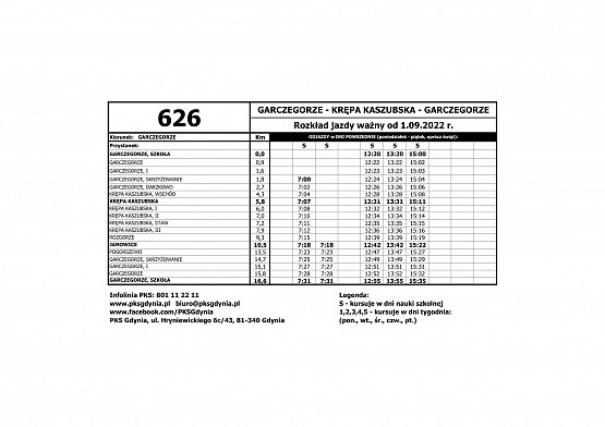 ROZKŁAD JAZDY  AUTOBUSÓW grafika