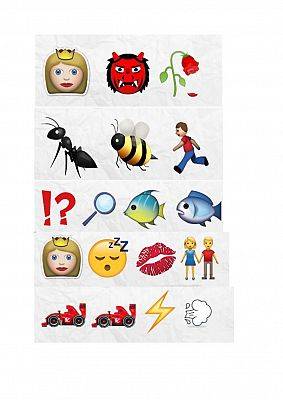  Grafika #1: DOPASUJ TYTUŁ KSIĄŻKI DO EMOTIKONÓW