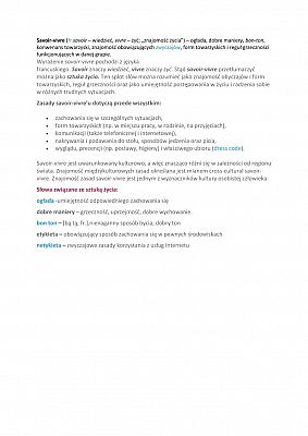  Grafika #0: Zasady savoir-vivru wśród dzieci i młodzieży