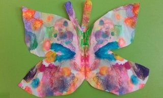 Grafika #0: MOTYLE I KWIATY